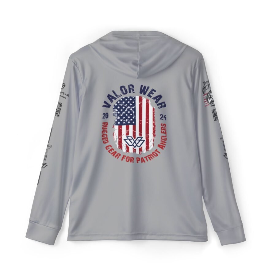 ValorWear Bass Fishing SPF50 Hoodie with Hood (Patriotic Edition)