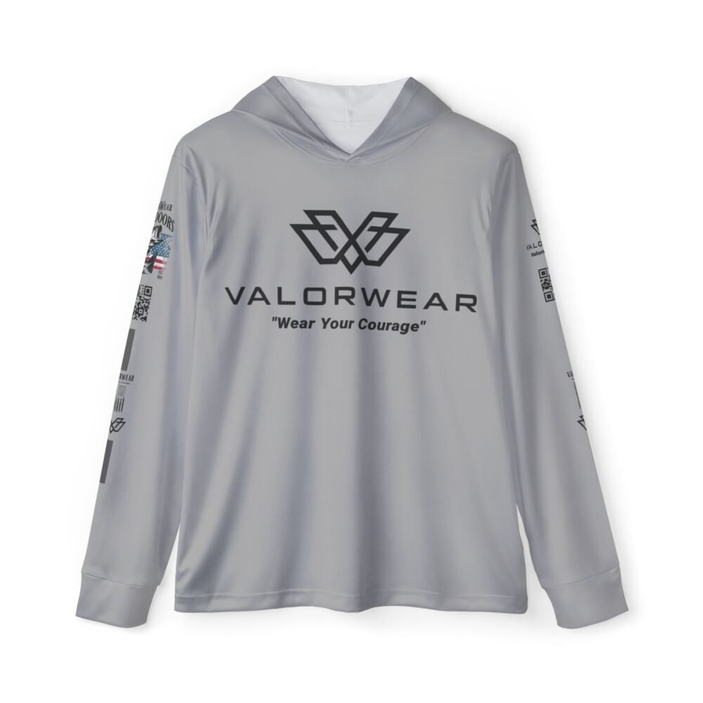 ValorWear Bass Fishing SPF50 Hoodie with Hood (Patriotic Edition) - Image 2
