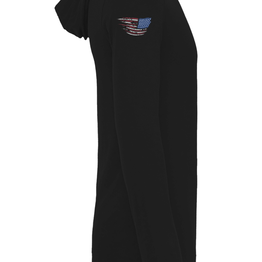 Jersey Hooded Long Sleeve Tee | Lightweight Cotton Blend | Unisex Fit