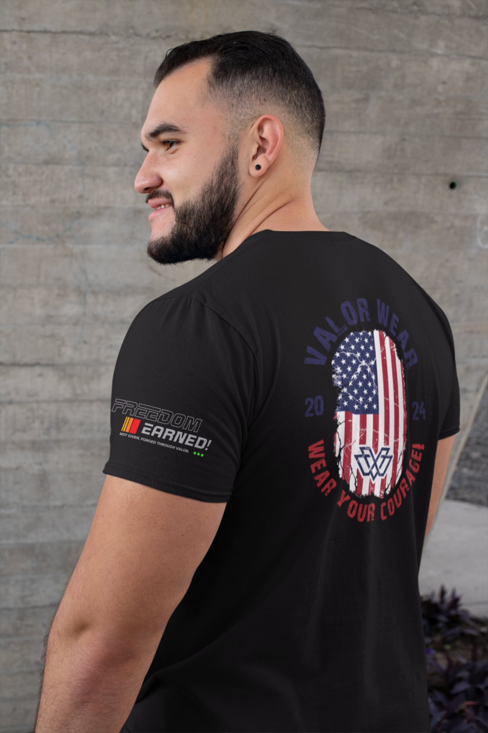 ValorWear Signature Oval Tee | Premium Triblend Shirt - Image 2