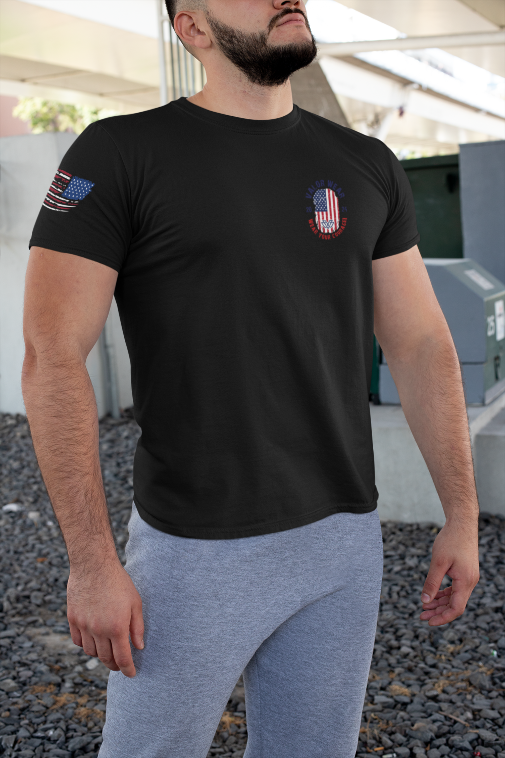 ValorWear Signature Oval Tee | Premium Triblend Shirt - Image 3