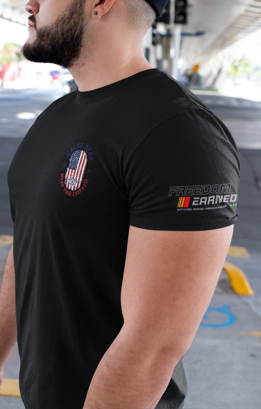 ValorWear Signature Oval Tee | Premium Triblend Shirt - Image 4