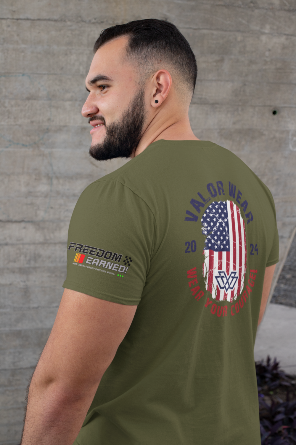 ValorWear Signature Oval Tee | Premium Triblend Shirt