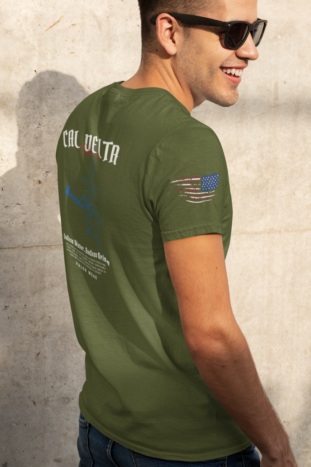 Cal Delta | Endless Water, Endless Grind – Triblend Tee - Image 12