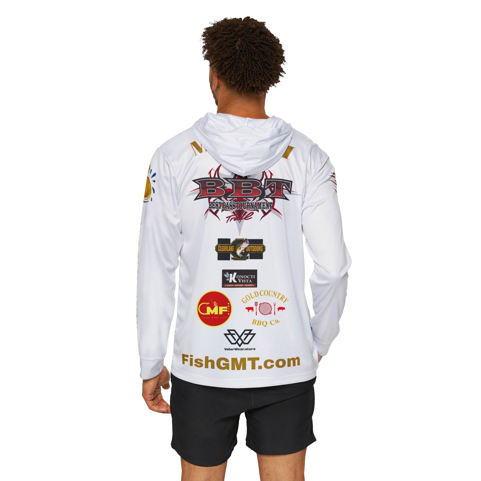 Golden Mussel Division SPF 50 Staff Performance Hoodie β Lauren Mazzei - Image 4