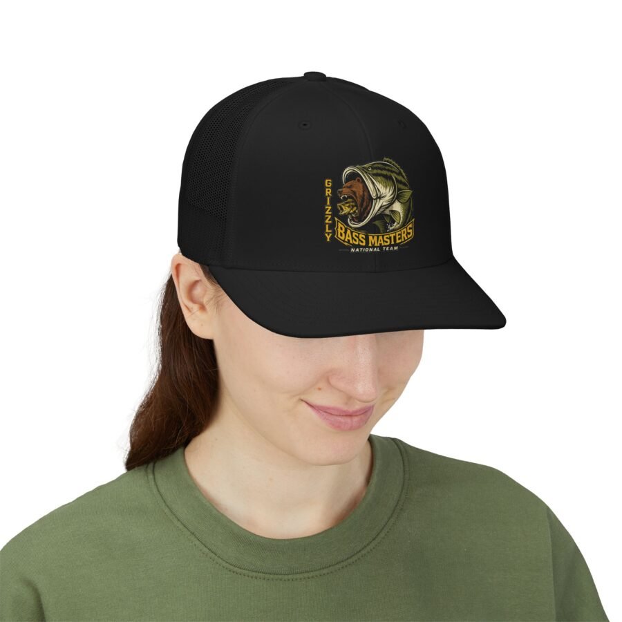 Grizzly Bass Masters National Team Hat | Richardson 112 Trucker Cap | Tournament Fishing Snapback